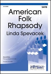 American Folk Rhapsody SATB choral sheet music cover